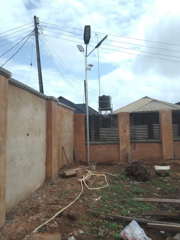 Image showing Solar Lights and Camera Installation for GHI Warehouse